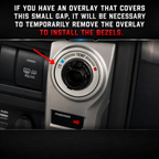 Climate Control Knob Bezels For Years 2014-2024