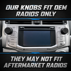 Radio knobs for 2014-2024  5th Generation 4Runner