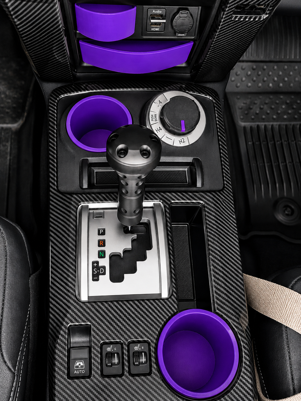 Toyota 5th Gen 4Runner Cupholders for the years 2014-2024