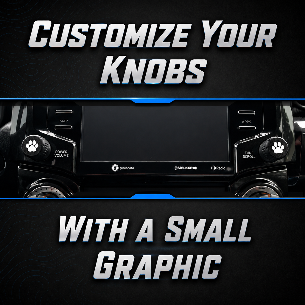 Radio knobs for 2014-2024  5th Generation 4Runner