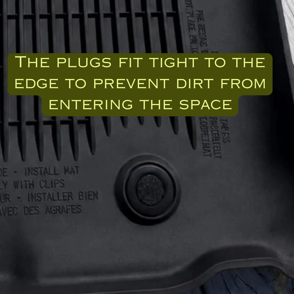 Floor Mat Hole Plugs (4 pcs)