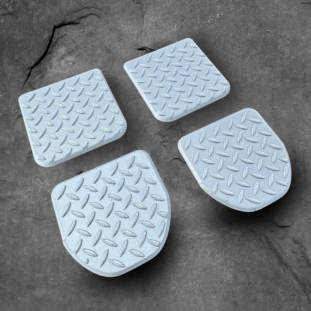 Designer D-ring Accessories - Honeycomb Design. Eliminate dirt buildup and endless cleaning.