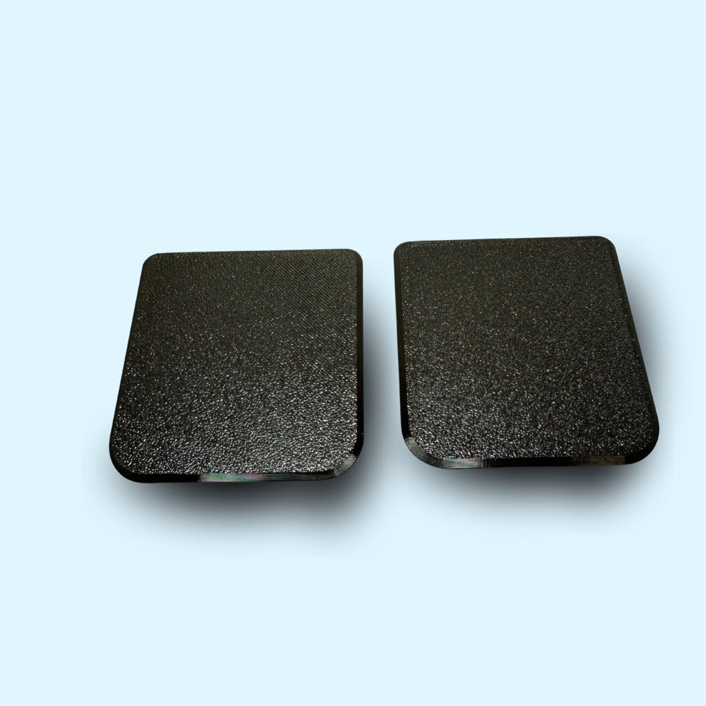 Showing a set of two covers for the front (closest to the back seat) of a fixed deck 4runner