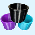 Shows up close detail of the cup holder liners