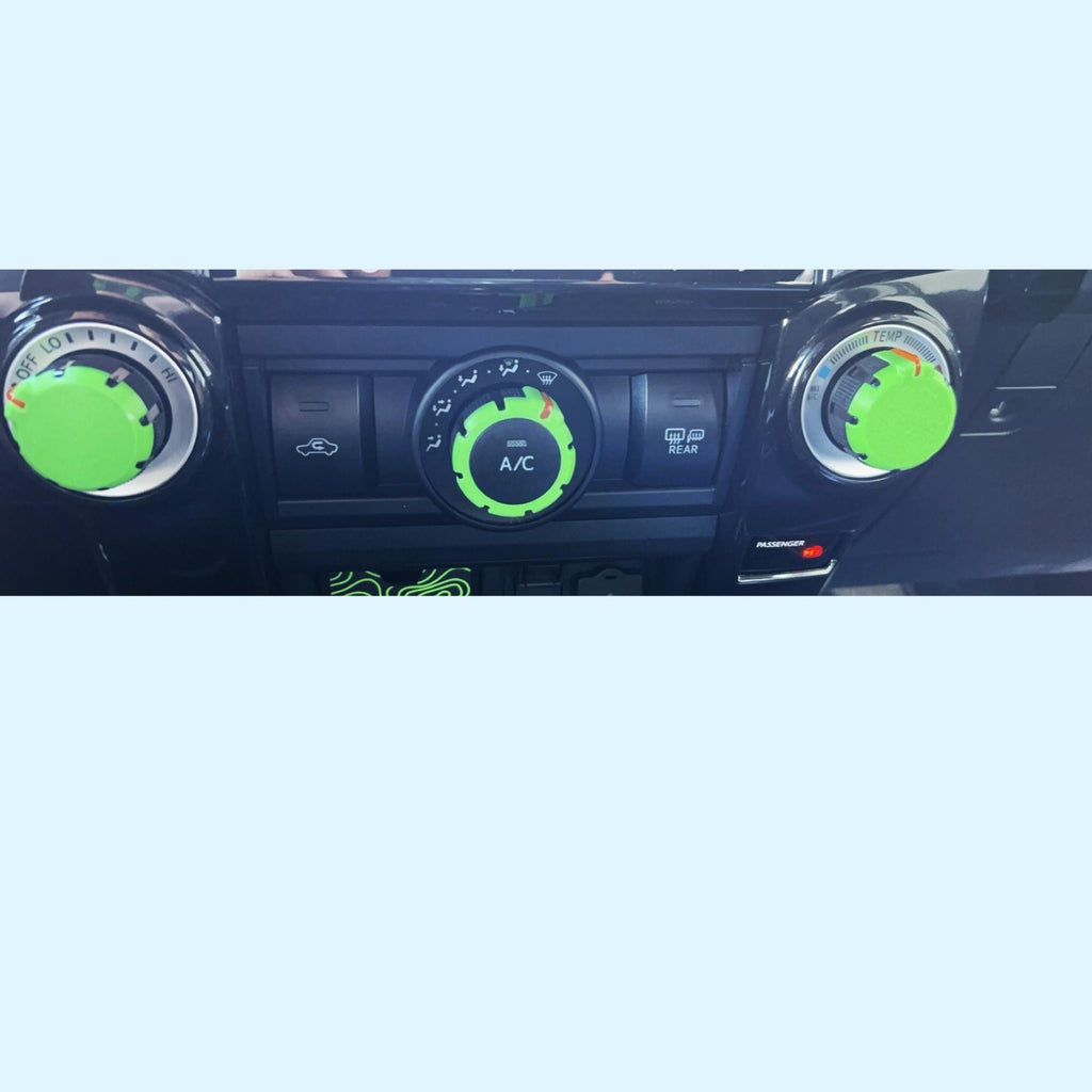 Climate Control Knob Accents for the 5th Gen Toyota 4Runner 2014-2024