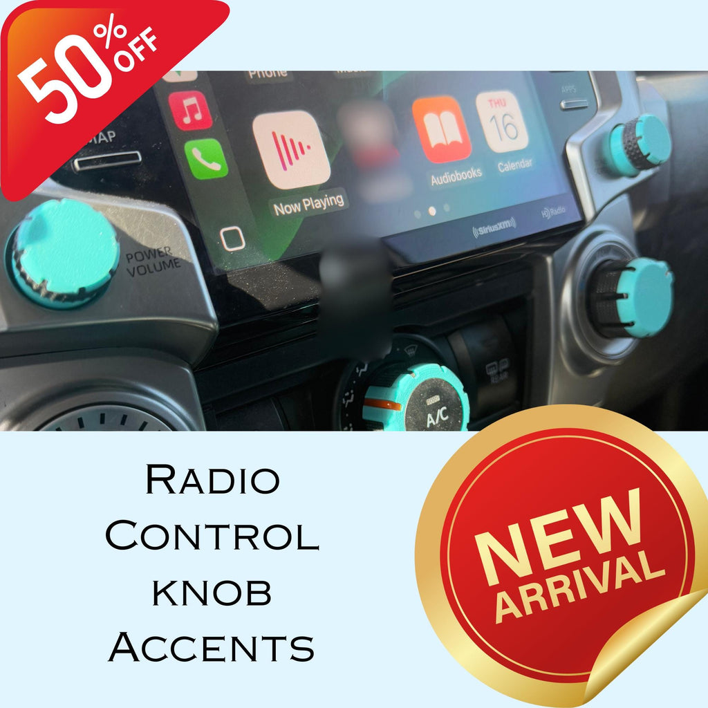 Radio knobs for 2014-2024 5th Generation 4Runner