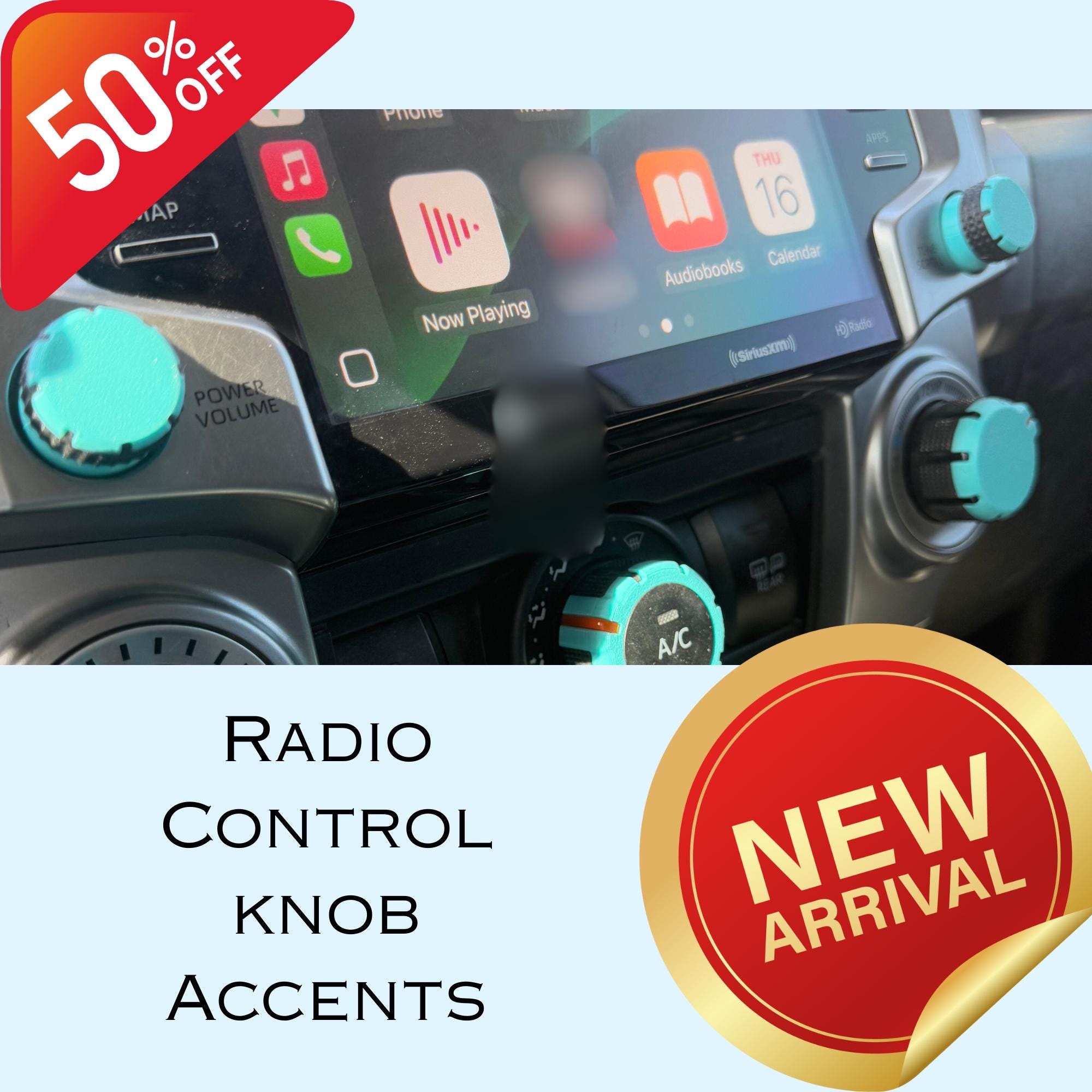 Radio knobs for 2014-2024 5th Generation 4Runner