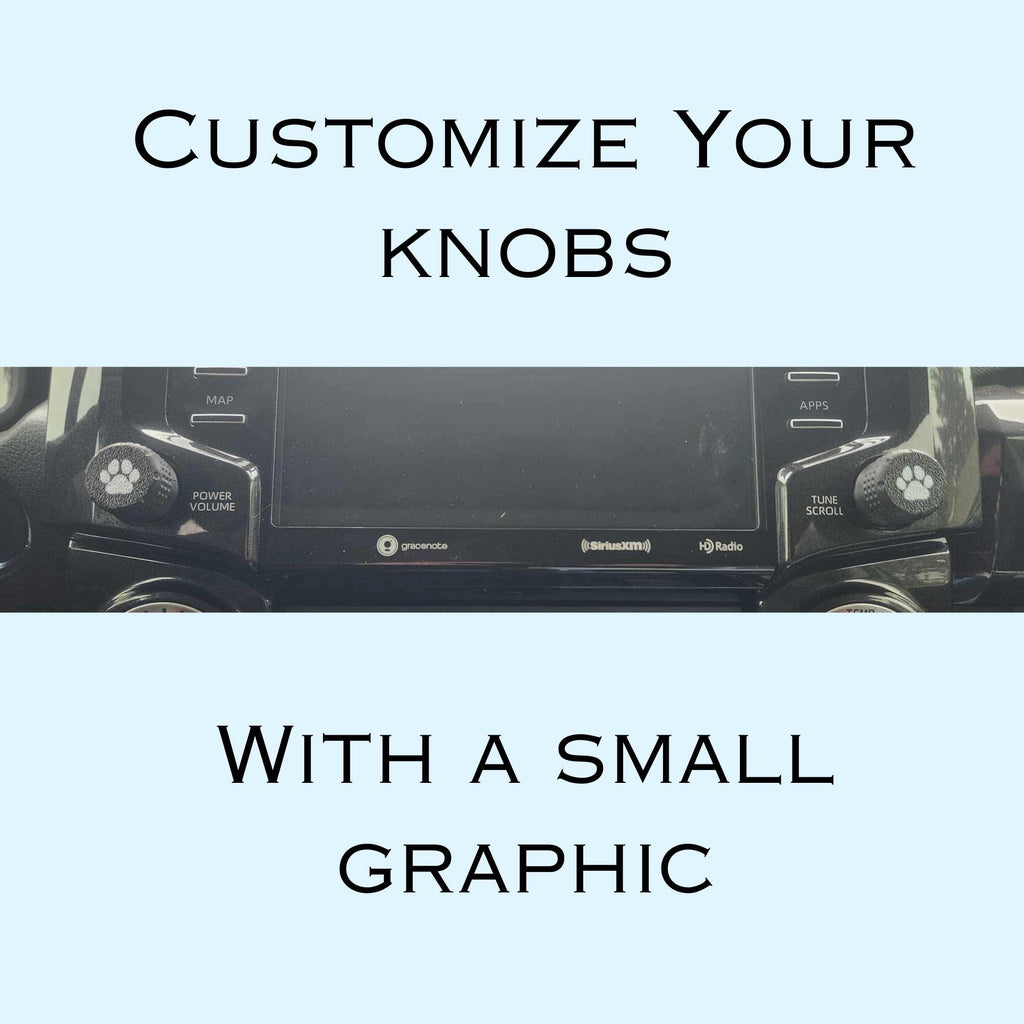 Radio knobs for 2014-2024 5th Generation 4Runner