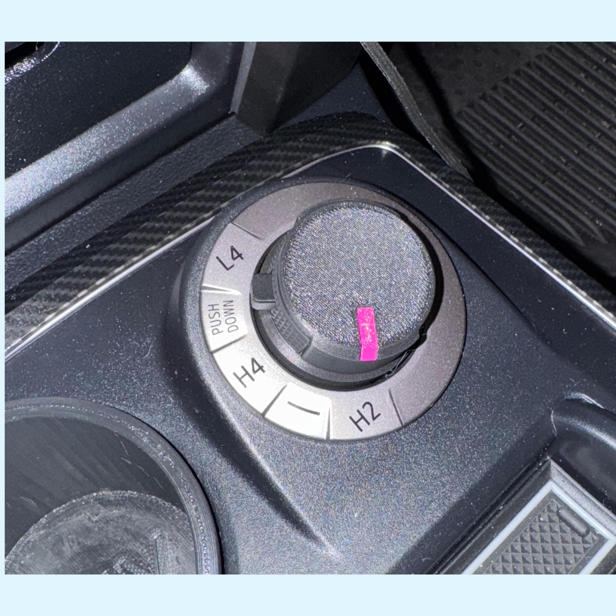 Transfer Case Knob for 5th Generation Toyota 4Runner. 4WD Knob Replacement.