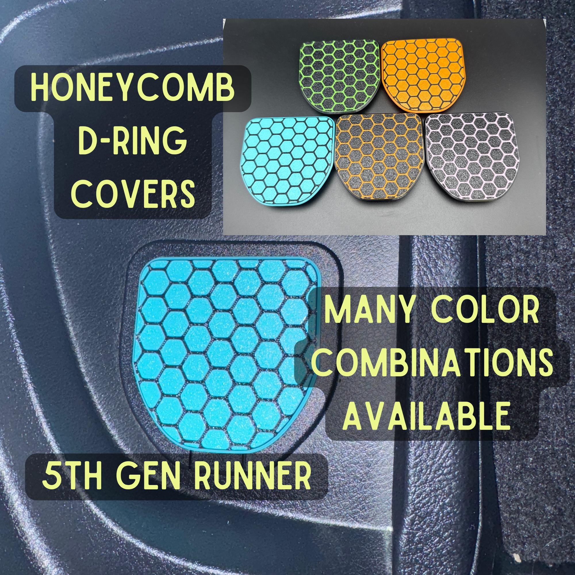 Premium 5th Gen Toyota 4Runner d-ring Accessories - Honeycomb Design. Eliminate dirt buildup and endless cleaning.